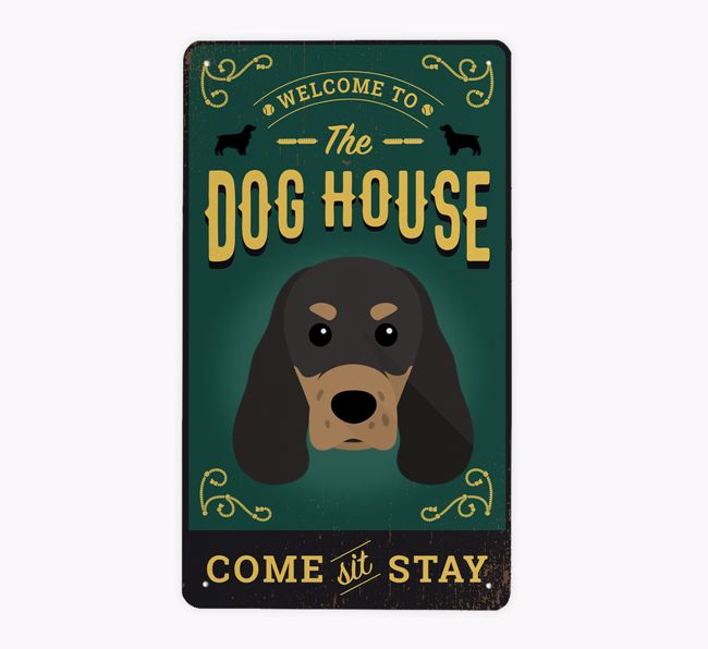 The Dog House Pub Sign: Personalised {breedFullName} Metal Sign