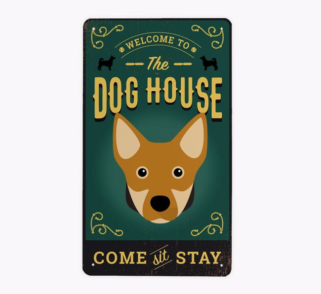 The Dog House Pub Sign: Personalised {breedFullName} Metal Sign