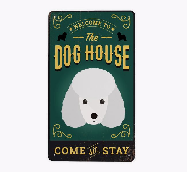 The Dog House Pub Sign: Personalised {breedFullName} Metal Sign