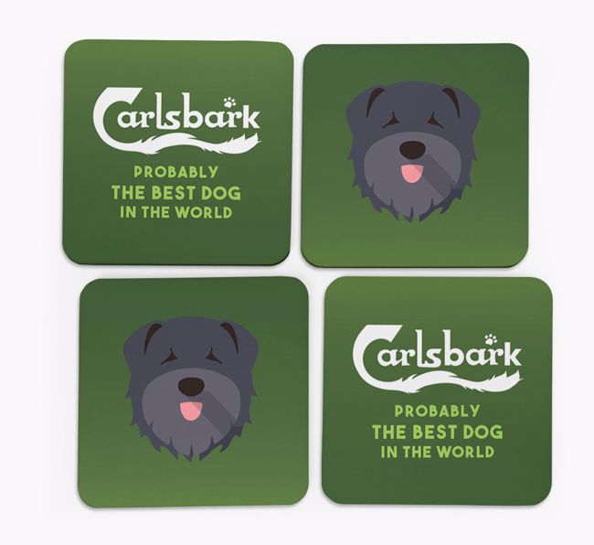 Carlsbark: Personalized {breedFullName} Coasters