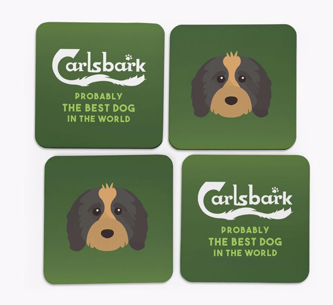 Carlsbark: Personalized {breedFullName} Coasters