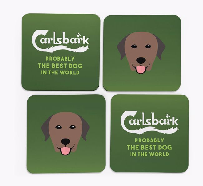 Carlsbark: Personalized {breedFullName} Coasters