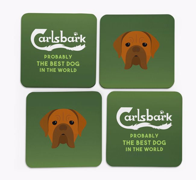 Carlsbark: Personalized {breedFullName} Coasters