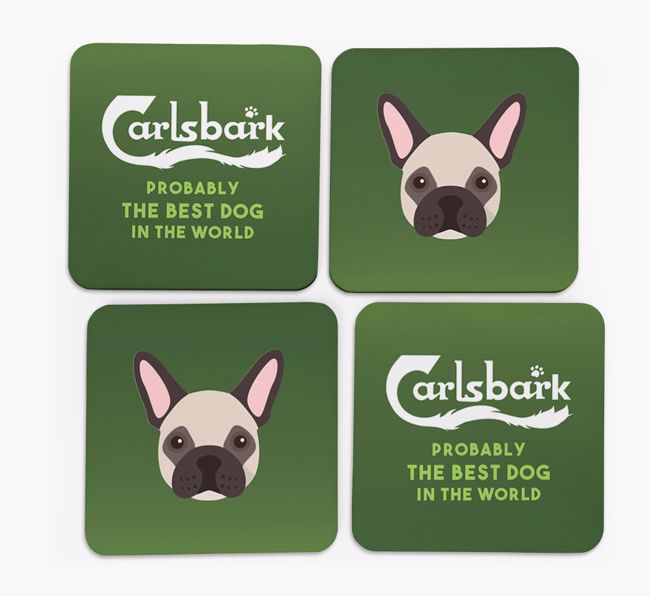 Carlsbark: Personalized {breedFullName} Coasters