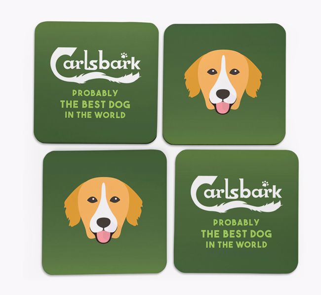 Carlsbark: Personalized {breedFullName} Coasters