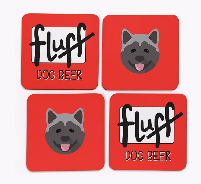 Fluff: Personalized {breedFullName} Coasters