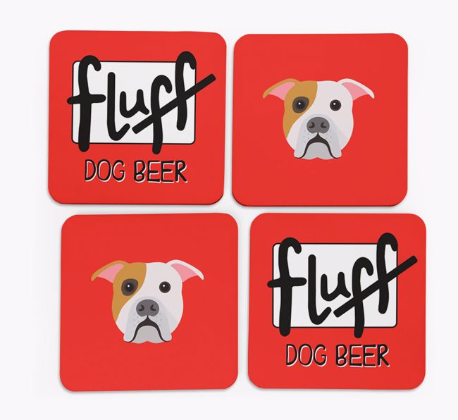 Fluff: Personalized {breedFullName} Coasters