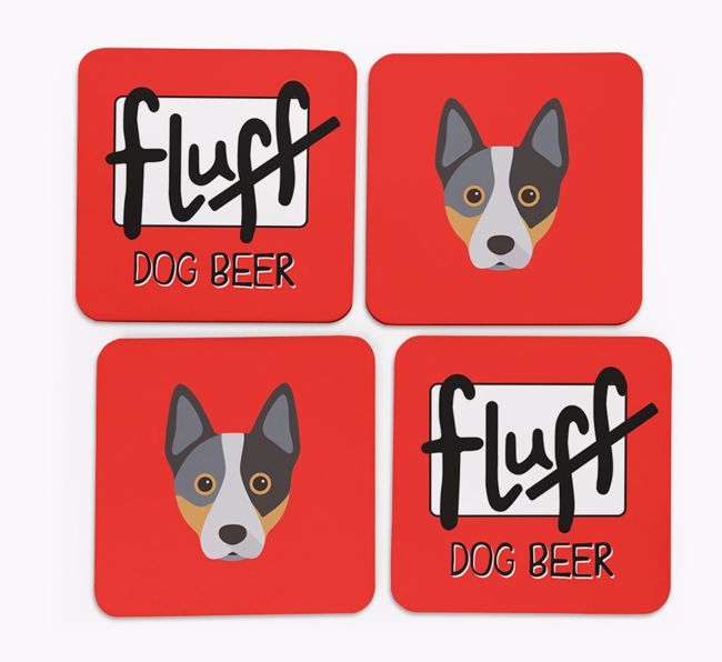 Fluff: Personalised {breedFullName} Coasters