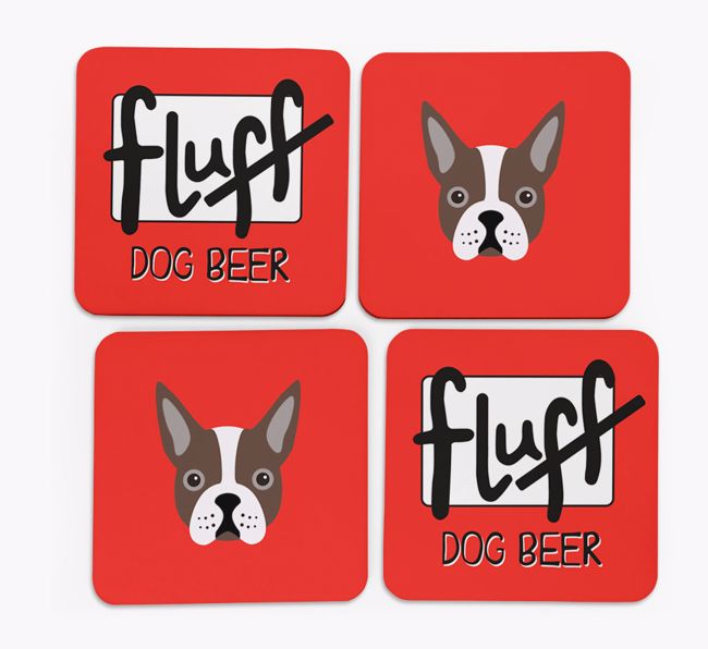 Fluff: Personalised {breedFullName} Coasters