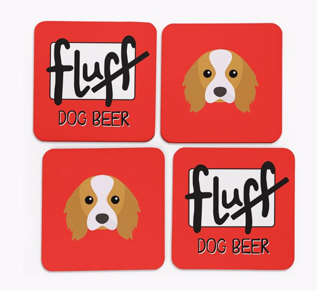 Fluff: Personalized {breedFullName} Coasters