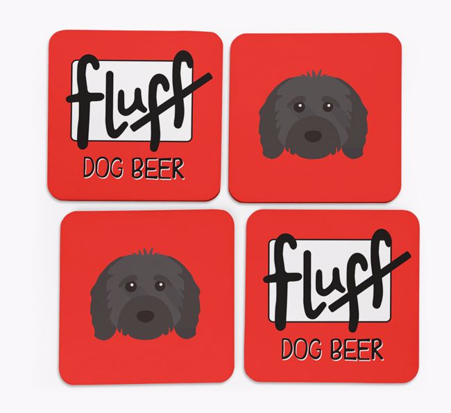 Fluff: Personalised {breedFullName} Coasters