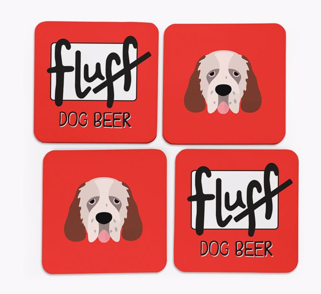 Fluff: Personalised {breedFullName} Coasters