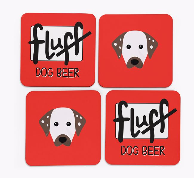 Fluff: Personalized {breedFullName} Coasters