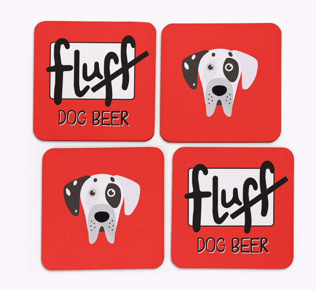 Fluff: Personalized {breedFullName} Coasters