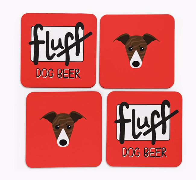 Fluff: Personalised {breedFullName} Coasters