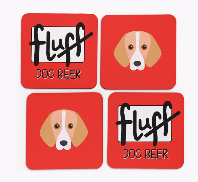 Fluff: Personalized {breedFullName} Coasters