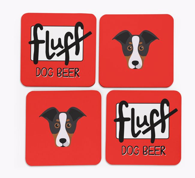 Fluff: Personalized {breedFullName} Coasters