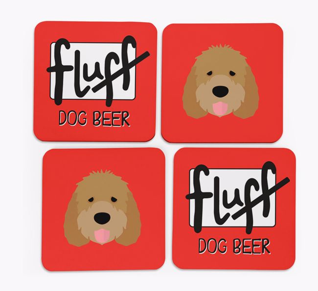 Fluff: Personalized {breedFullName} Coasters