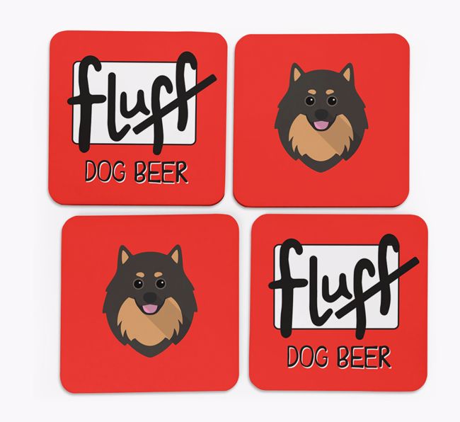 Fluff: Personalised {breedFullName} Coasters