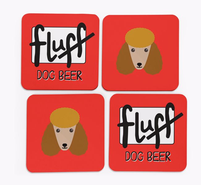 Fluff: Personalized {breedFullName} Coasters