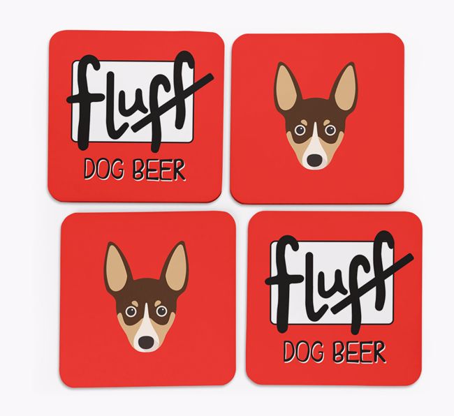 Fluff: Personalized {breedFullName} Coasters