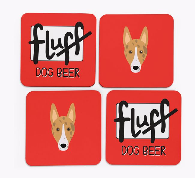 Fluff: Personalized {breedFullName} Coasters