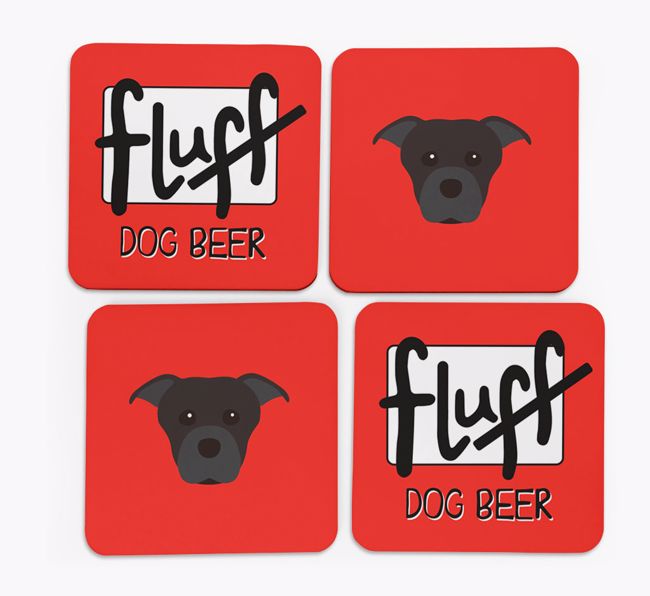 Fluff: Personalized {breedFullName} Coasters