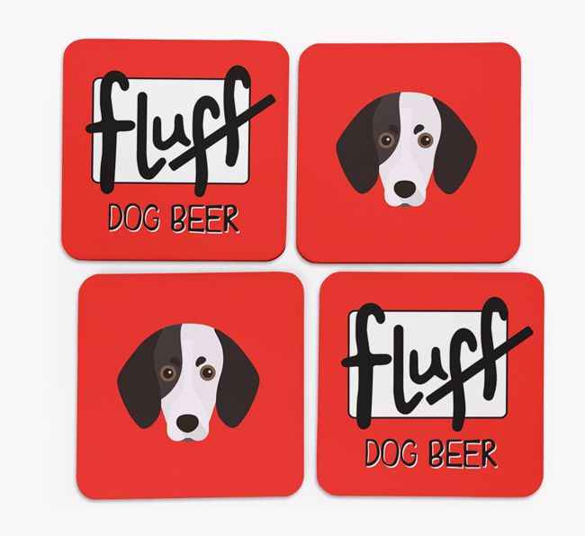 Fluff: Personalized {breedFullName} Coasters