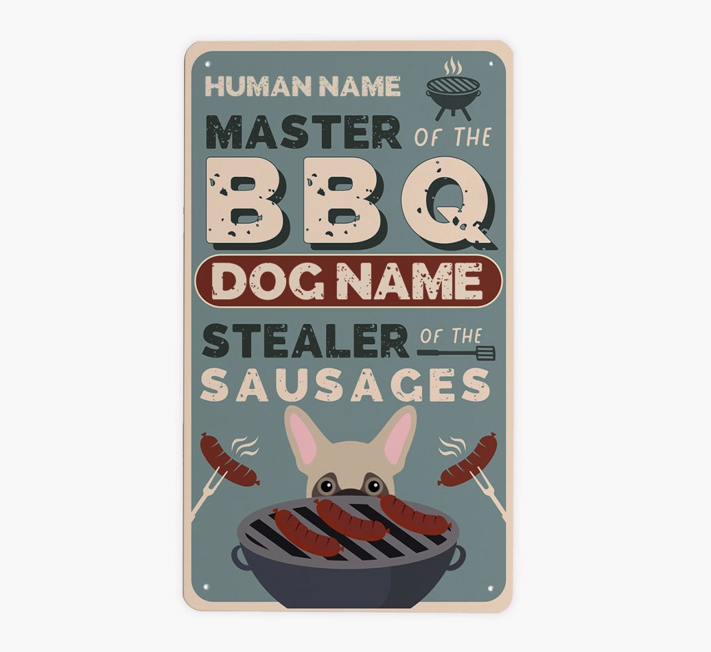 BBQ: Personalised {breedFullName} Metal Sign