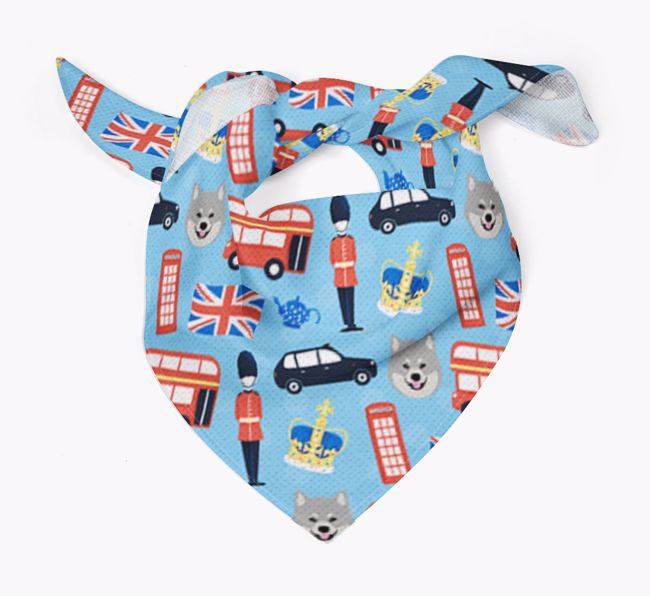 London Print: Personalised {breedFullName} Bandana