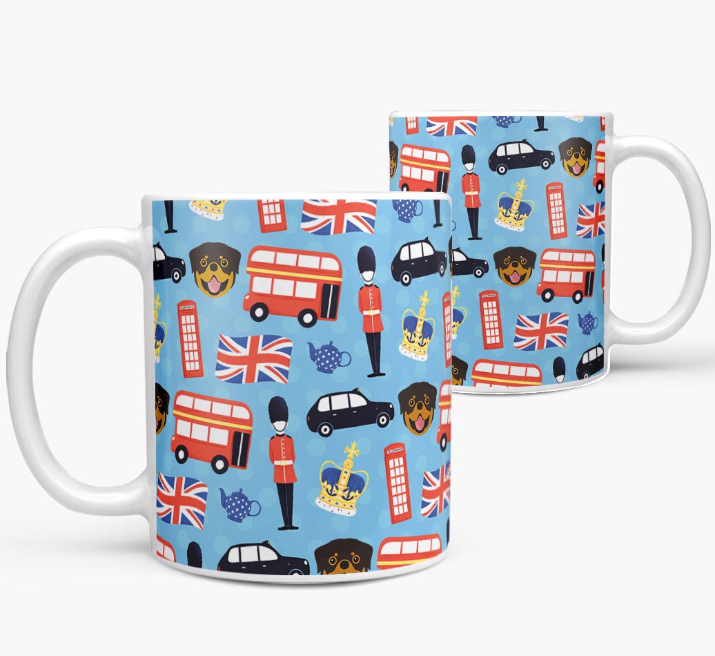 London Print: Personalised {breedFullName} Mug