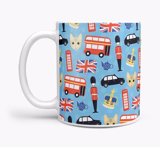 London Print: Personalised {breedCommonName} Mug