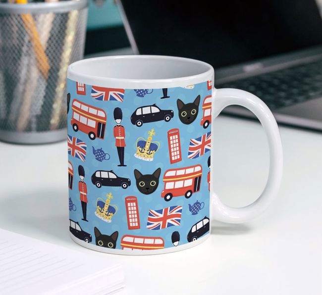 London Print: Personalised {breedCommonName} Mug