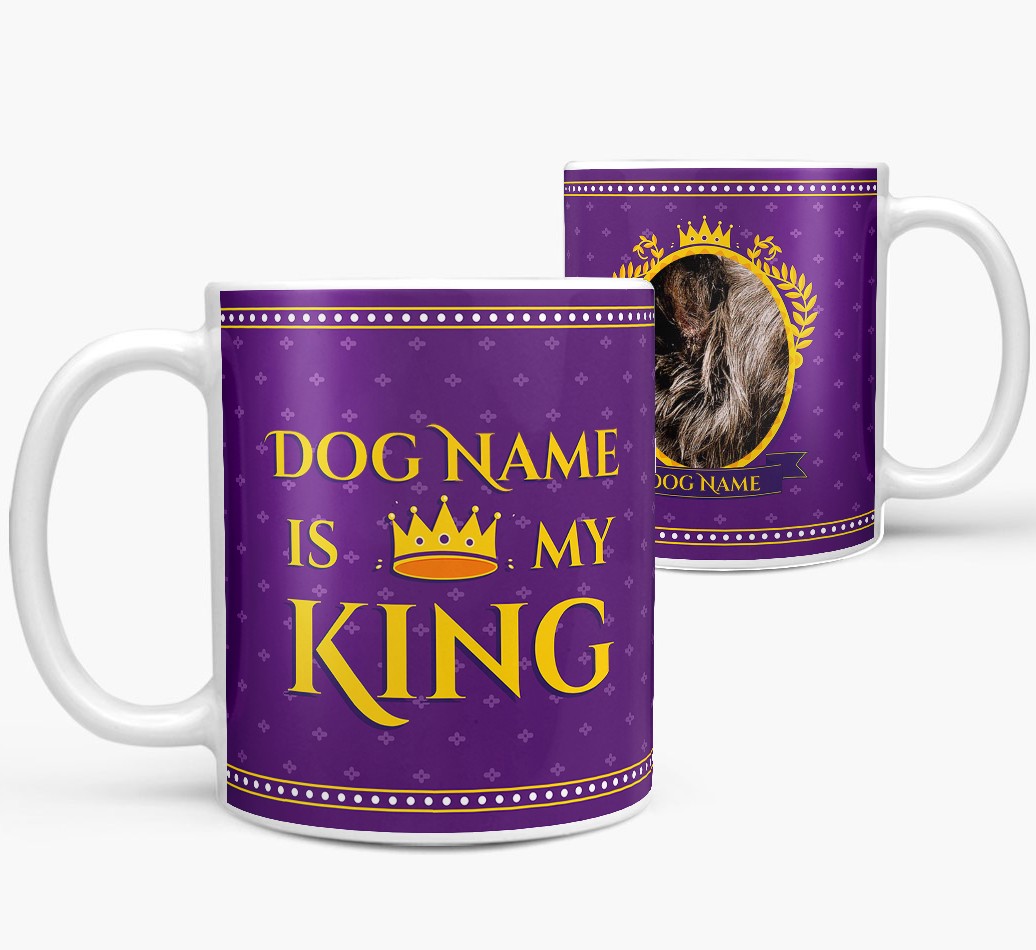 My King: Personalised {breedFullName} Photo Upload Mug