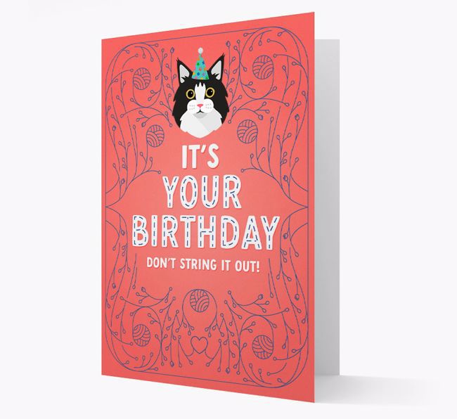 Don't String It Out: Personalized {breedCommonName} Card