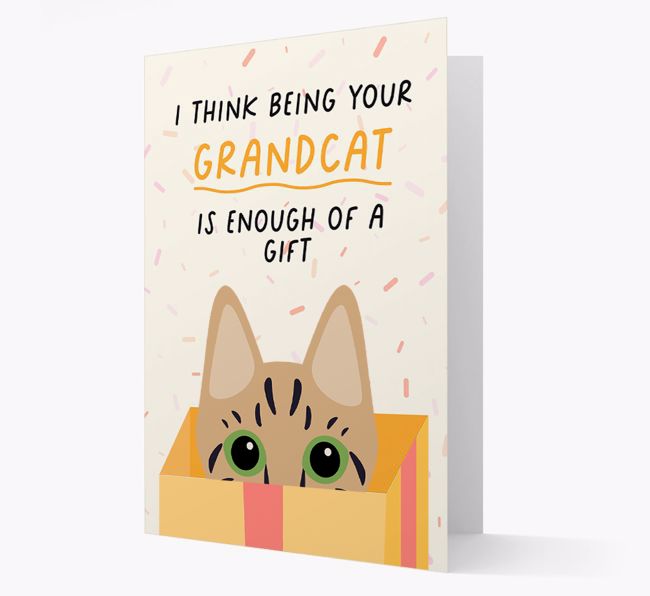 Being Your Grandcat: Personalised {breedCommonName} Card