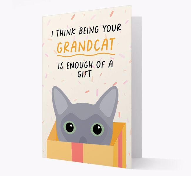 Being Your Grandcat: Personalised {breedCommonName} Card