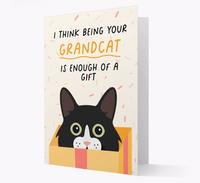 Being Your Grandcat: Personalized {breedCommonName} Card