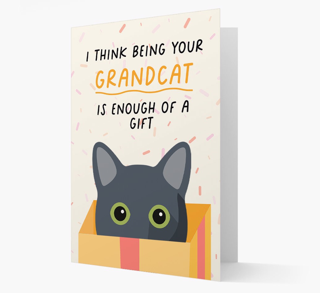 Being Your Grandcat: Personalized {breedFullName} Card