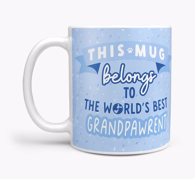 World's Best Grandpawrent: Personalized {breedCommonName} Mug