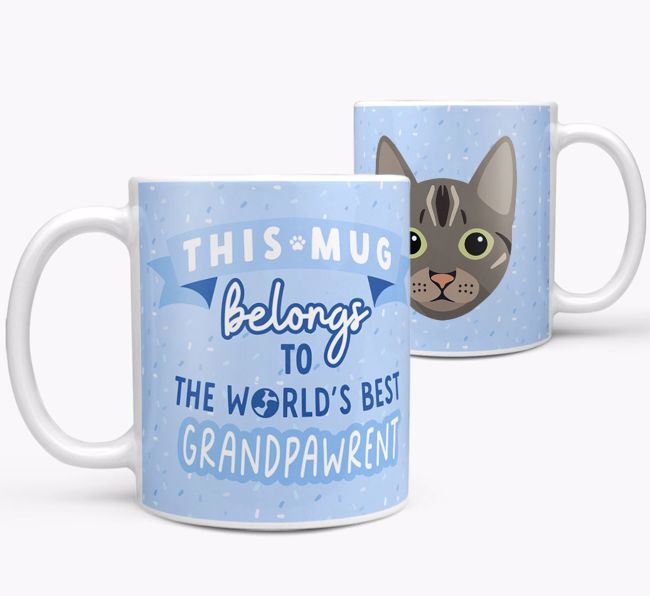 World's Best Grandpawrent: Personalised {breedCommonName} Mug