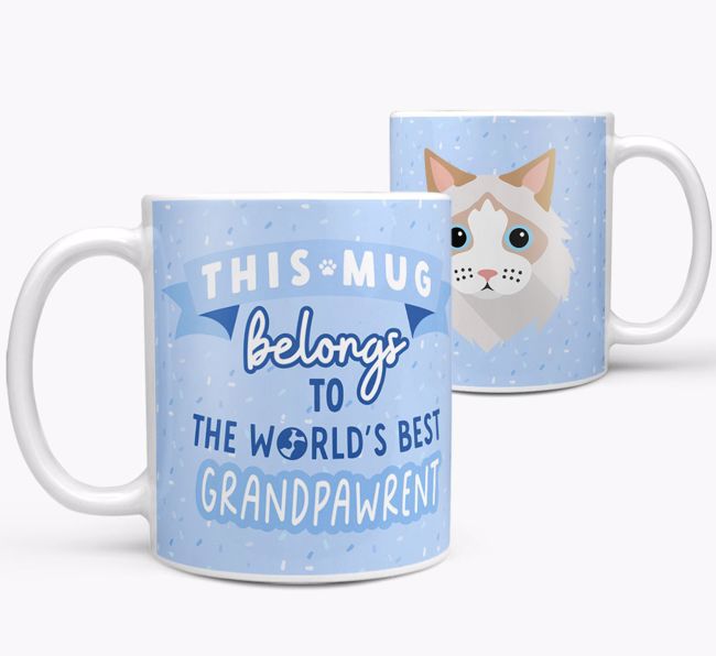 World's Best Grandpawrent: Personalised {breedCommonName} Mug