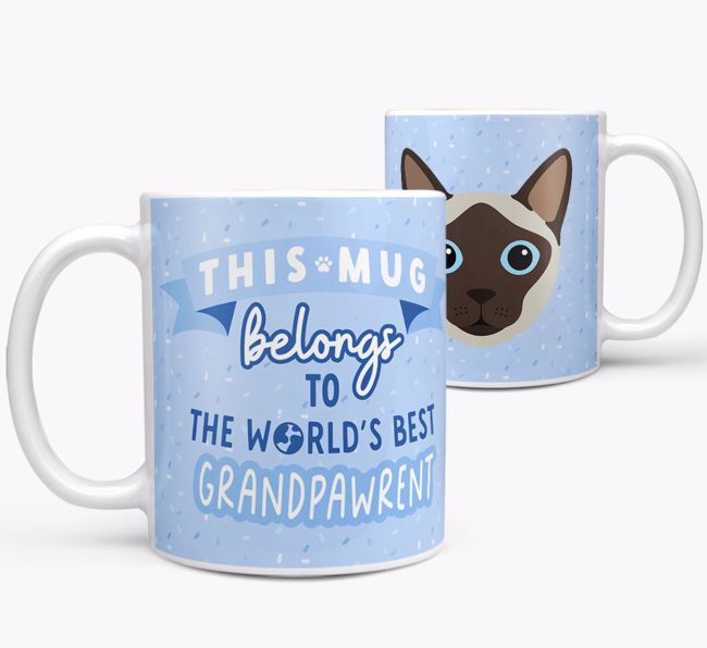 World's Best Grandpawrent: Personalised {breedCommonName} Mug