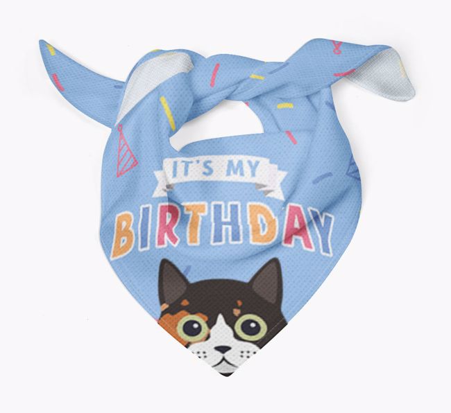 It's My Birthday: Personalised {breedCommonName} Bandana