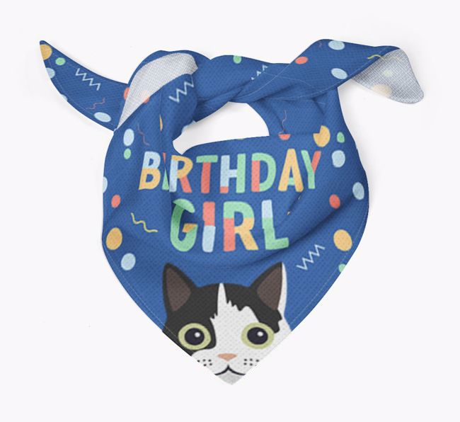Birthday Girl: Personalized {breedCommonName} Bandana