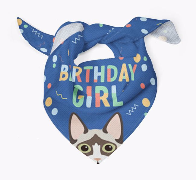 Birthday Girl: Personalized {breedCommonName} Bandana