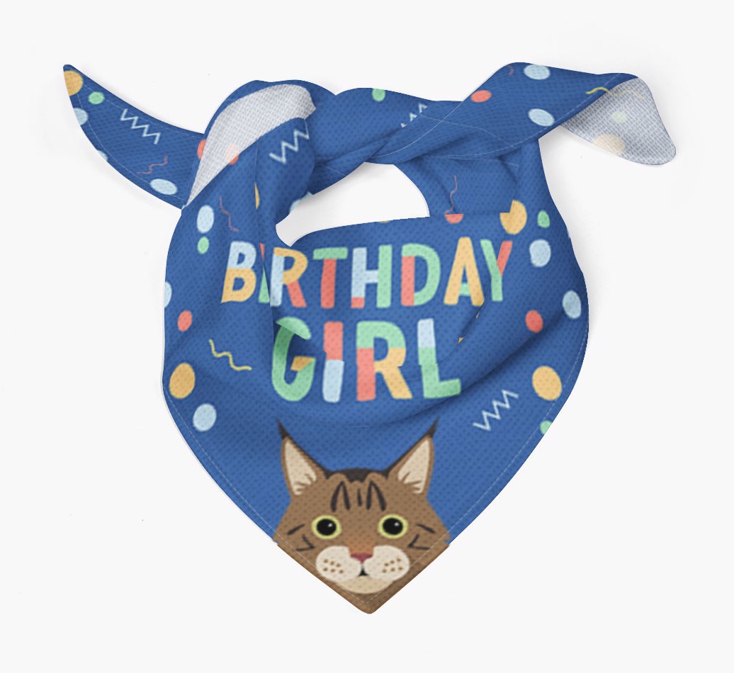 Birthday Girl: Personalized {breedCommonName} Bandana