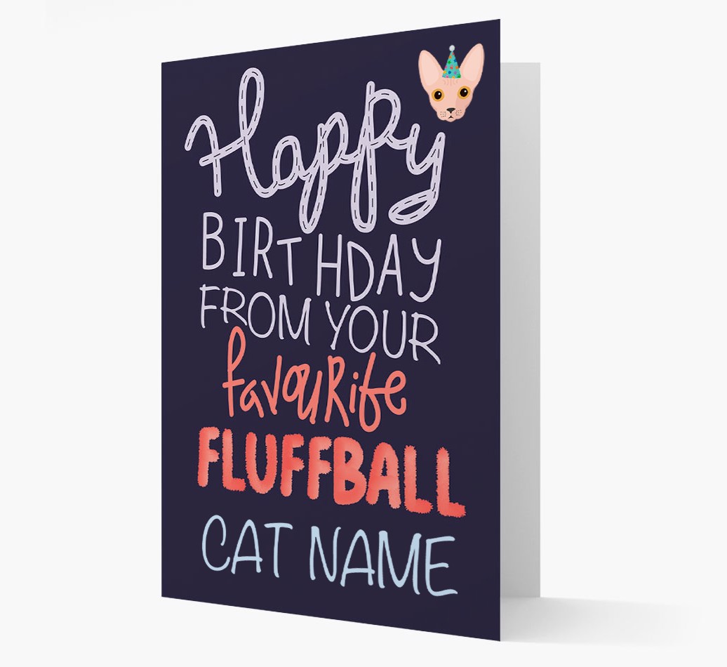 Fluffball: Personalised {breedCommonName} Card