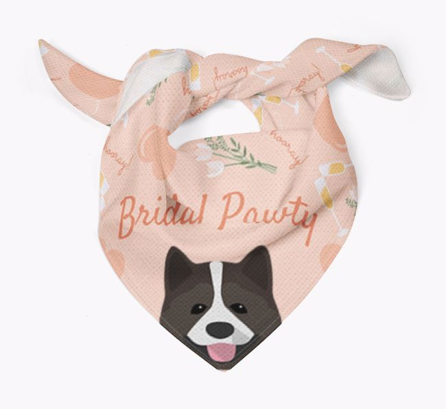 Bridal Pawty: Personalised {breedFullName} Bandana