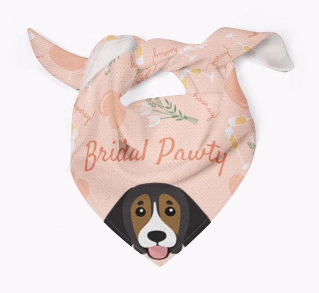 Bridal Pawty: Personalized {breedFullName} Bandana